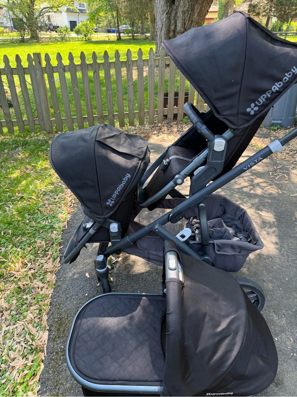 UPPAbaby Vista Double Stroller in Black